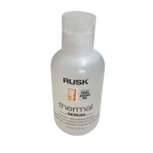 RUSK Thermal Serum with Argan Oil, Heat Protection and Shine, 4.2 oz
